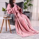 Cobertor Casaco Unissex com Mangas e Capuz para Inverno