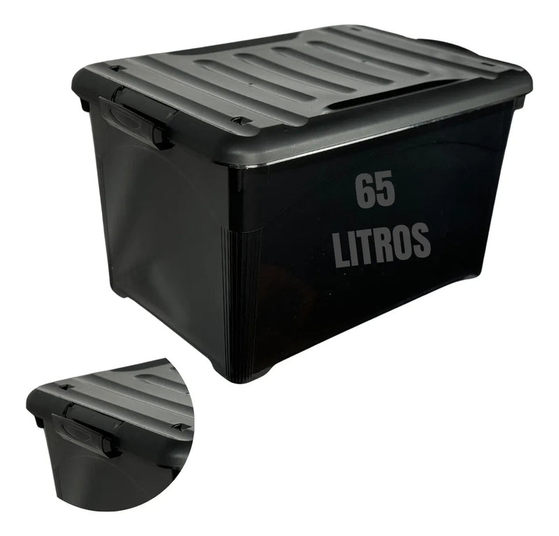 Caixa Organizadora Multiuso 95 Litros com Rodinhas