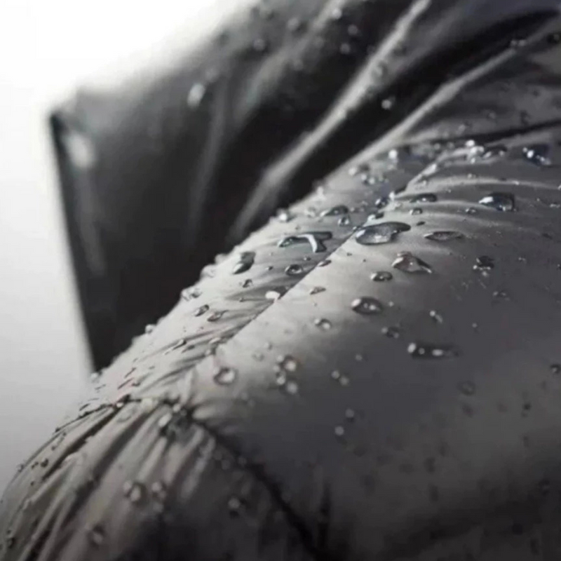 Jaqueta Puffer Masculina Forrada com Capuz Impermeável