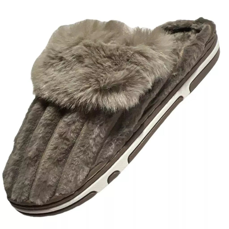 Pantufa de Inverno Pompom Feminina Antiderrapante